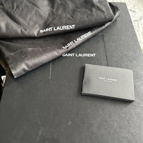 Brand New, Never Worn Saint Laurent Lou Star Boots, size 40.5/10.5US, 100mm heel - Picture 8 of 11